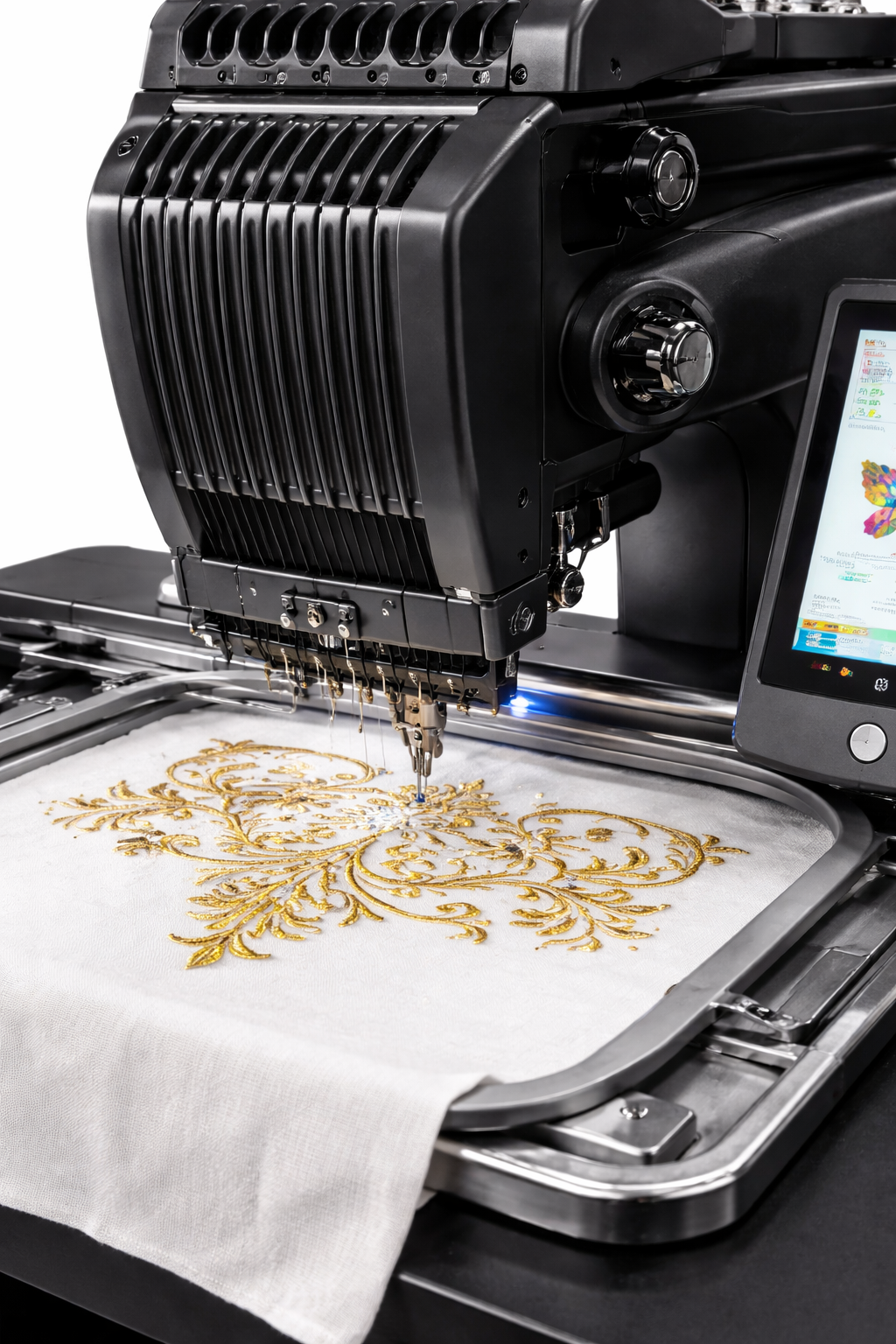 Advanced Professional Single-Needle Embroidery Machine