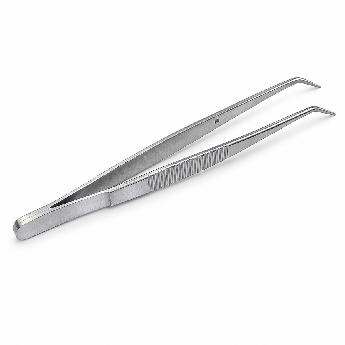 Superior Deluxe 6-Inch Bent-Tip Tweezers for Sewing & Threading