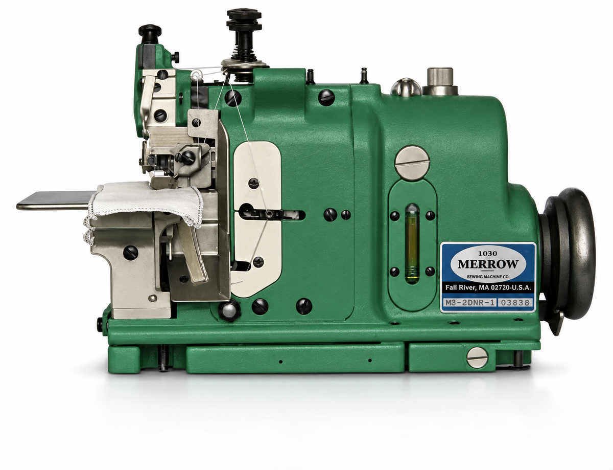 Merrow Folded-Down Edge Sewing Machine – 3/32 Lightweight Curtain Finishing