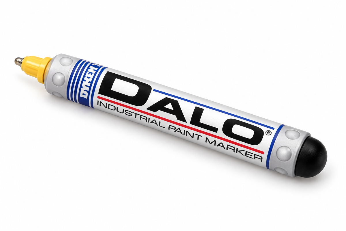 DALO Yellow Textile Marker – Medium Point Metal Ball Tip