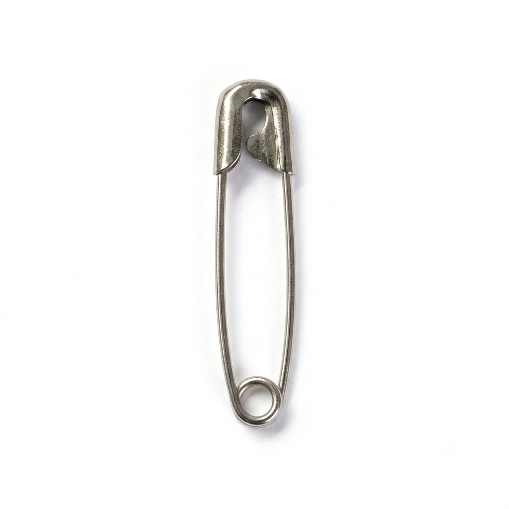 SUPREME Nickel-Plated Closed Safety Pins 1-1/6 Inch – 10 Gross Bulk Pack | Garment & Sewing Supplies
