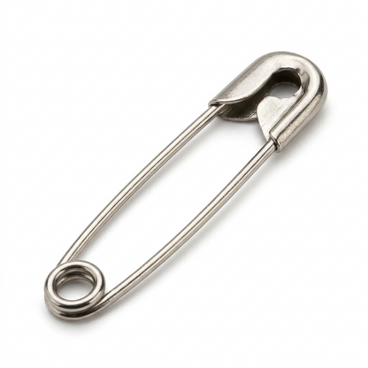 SUPREME Nickel-Plated Closed Safety Pins 1-1/6 Inch – 10 Gross Bulk Pack | Garment & Sewing Supplies