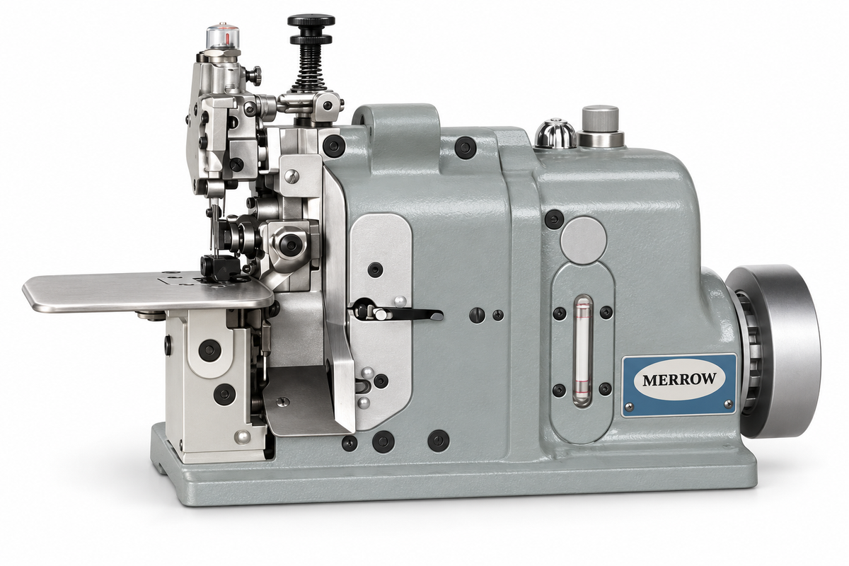 Merrow High-Speed Dry Knit Seaming Machine – Single Thread, 3/8 Seam, 4,000 RPM