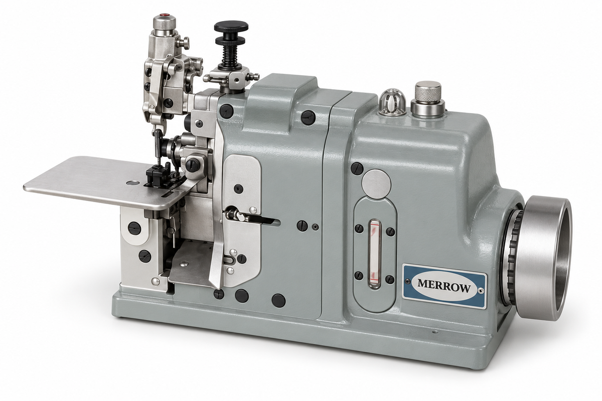 Merrow High-Speed Dry Knit Seaming Machine – Single Thread, 3/8 Seam, 4,000 RPM
