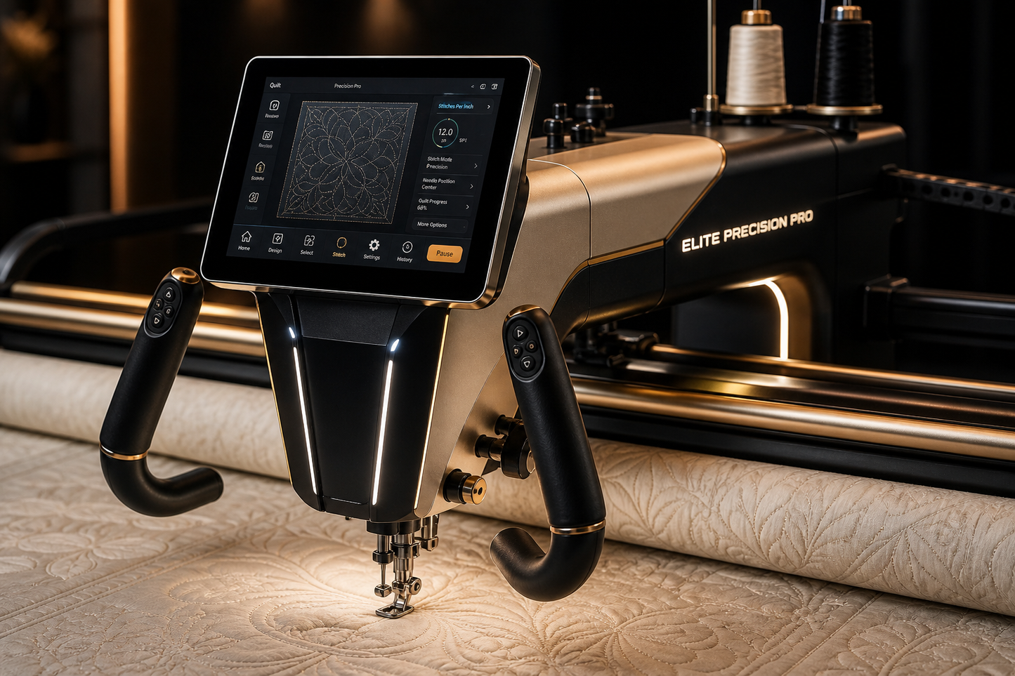 Professional Computerized Long-Arm Quilting System-Elite Precision Series