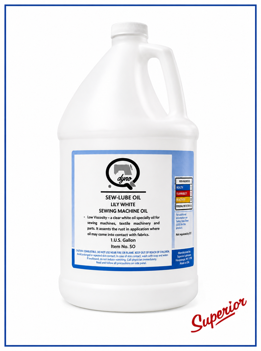 Dyno Lily White Sewing Machine Oil- Gallon