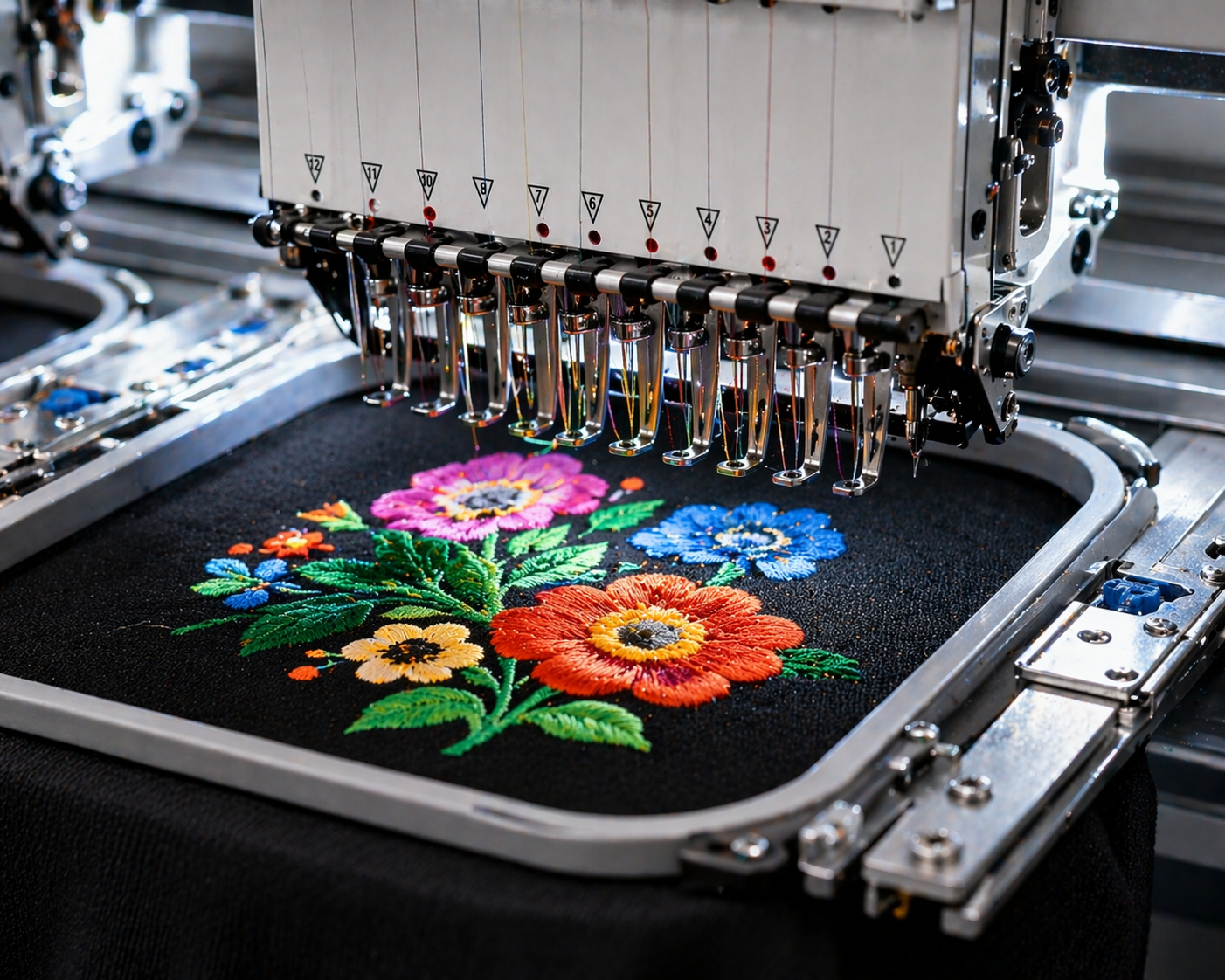 Professional Multi-Needle Embroidery System