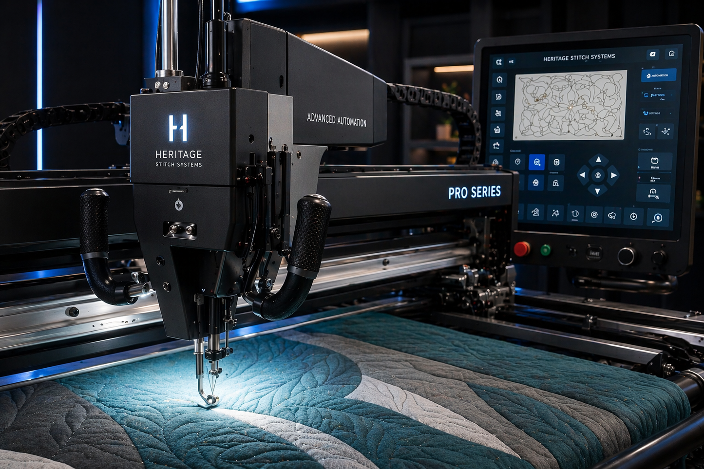 Professional Computerized Long-Arm Quilting System- Advanced Automation