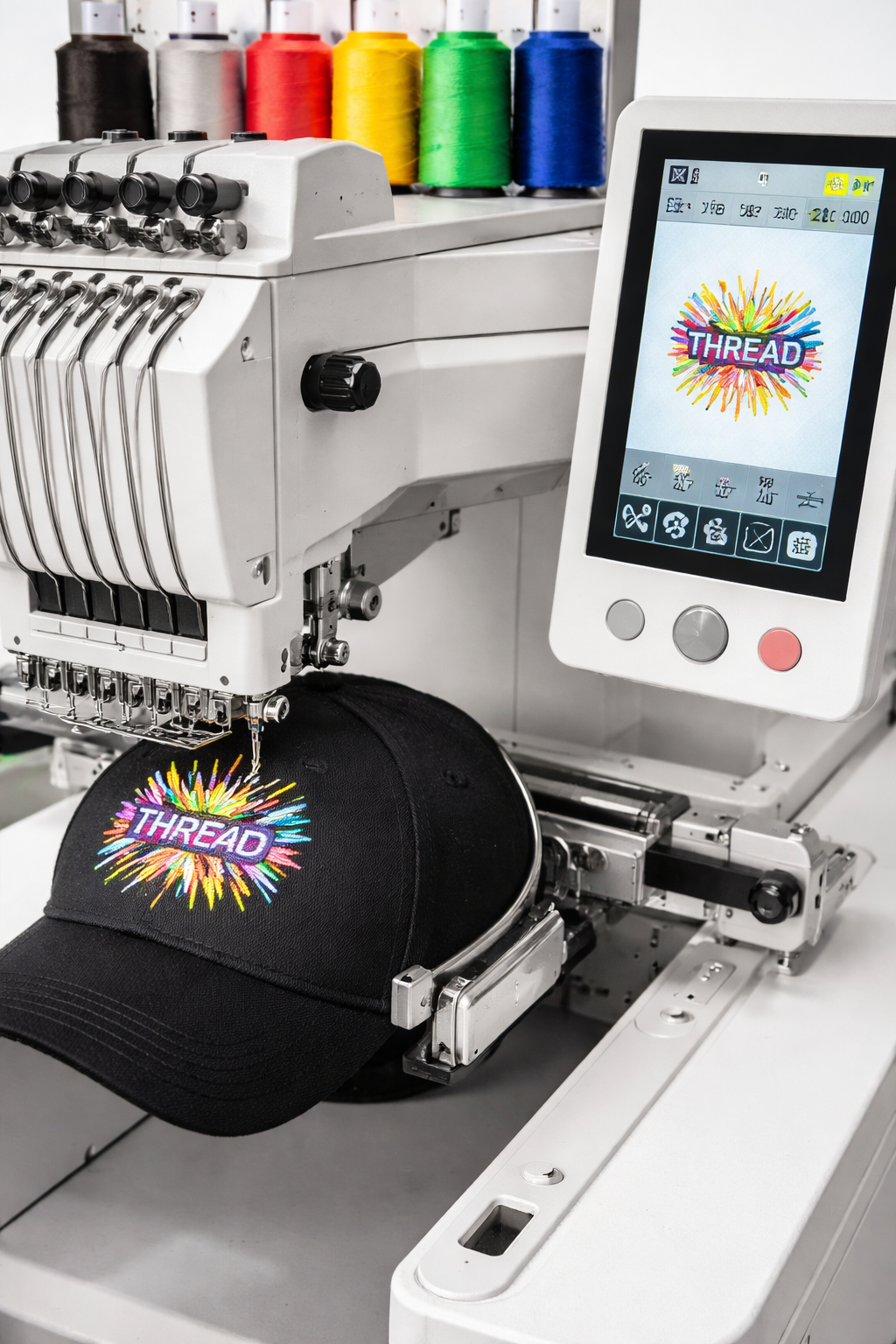 Professional Single-Needle Embroidery Machine