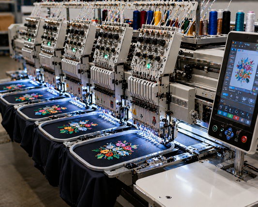 Professional Multi-Needle Embroidery System
