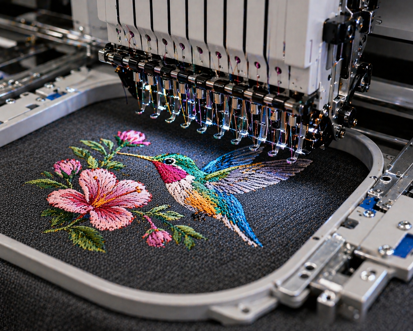 Professional Multi-Needle Embroidery System
