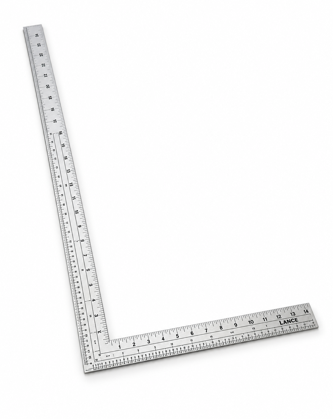 LANCE Standard Aluminum L-Square – 24 × 14