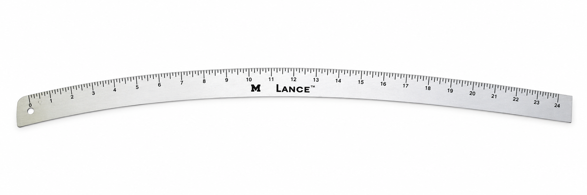 LANCE 24-Inch Aluminum Hip Curve Ruler – HC-024-LAN