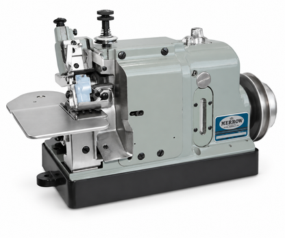 Merrow Differential Feed Gap Seaming Machine – 5/8 Flat Stitch, 1/8 Fabric Gap