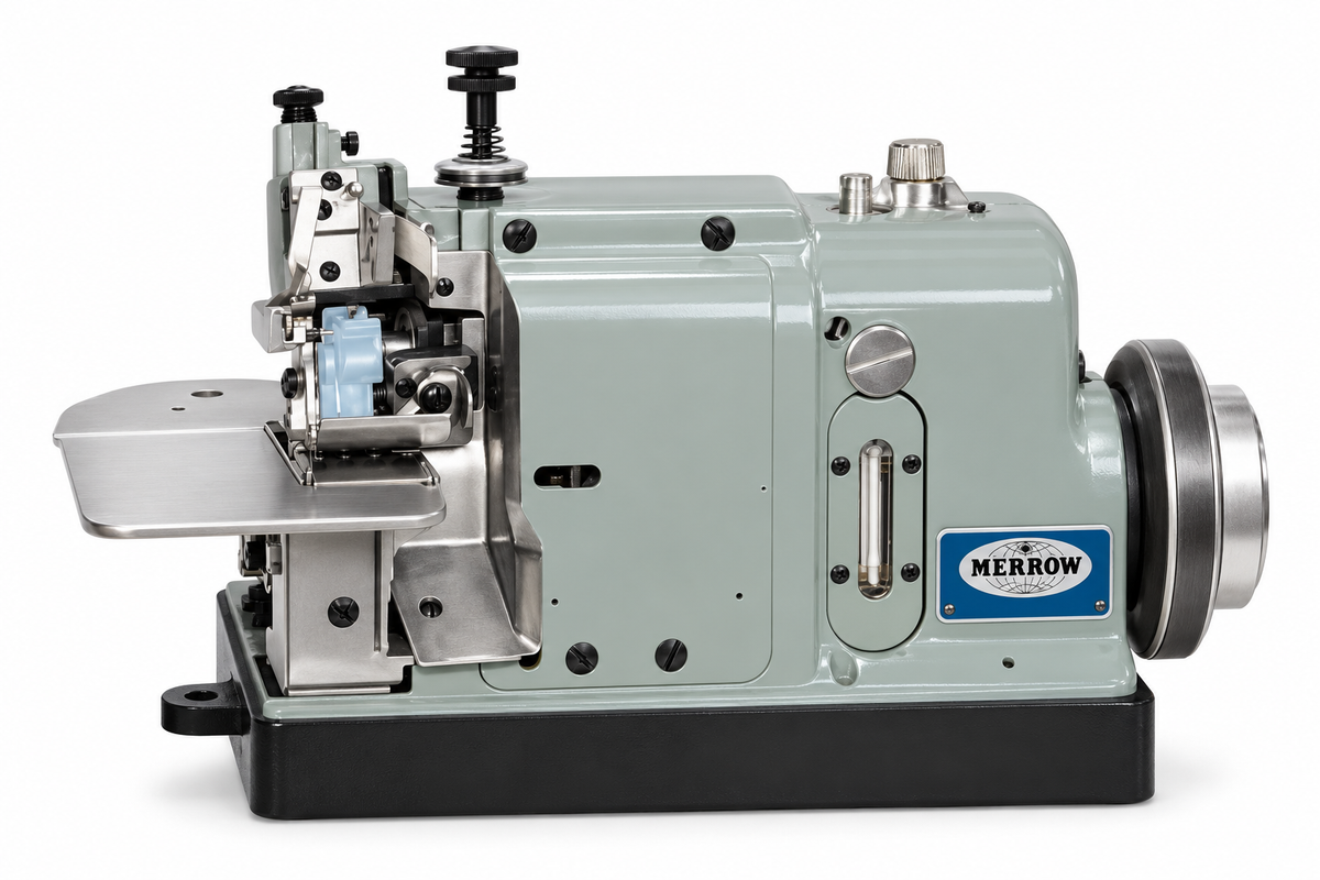 Merrow 70-Class End-to-End Seaming Machine – 5/8 Flat Butted Seam