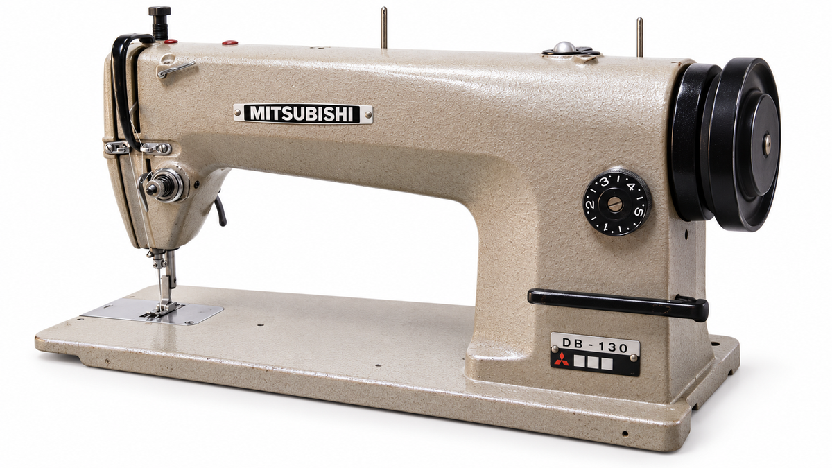 Mitsubishi DB-170 Industrial Sewing Machine – Flatbed Design