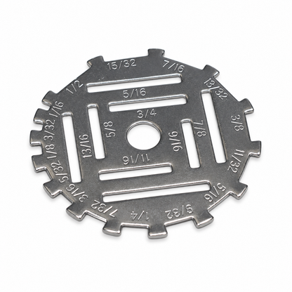 Superior Multipurpose Metal Sewing Gauge – Seam Allowance & Hem Measuring Tool