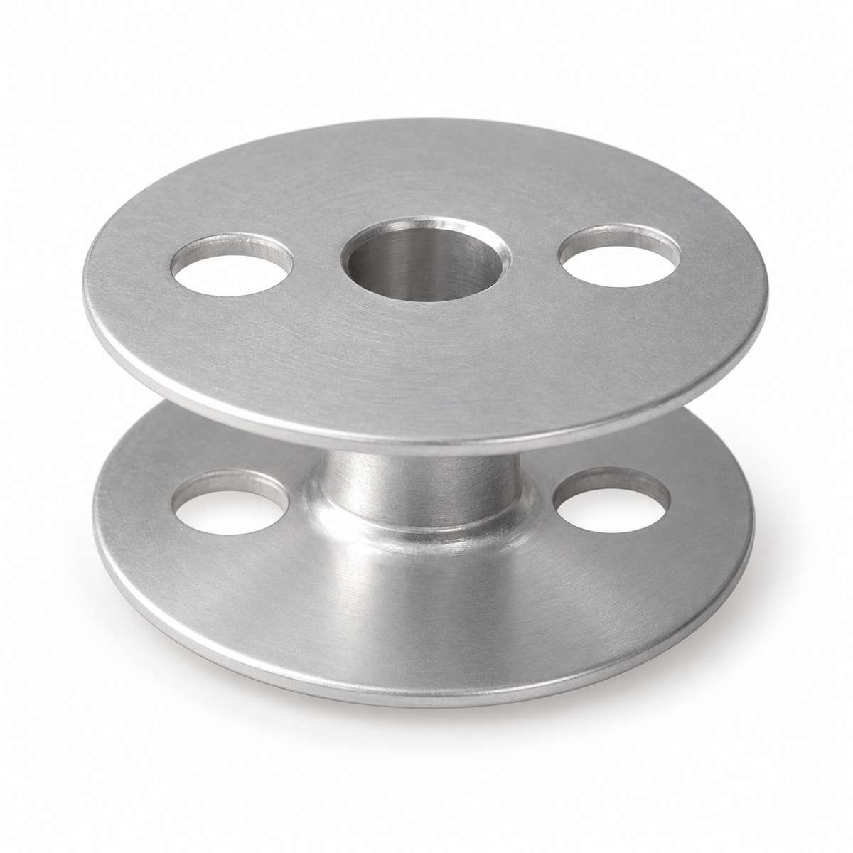 Superior Large-Capacity Aluminum Bobbin, 4-Hole Design — for Compatible JUKI Machines