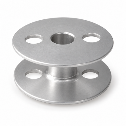 Superior Large-Capacity Aluminum Bobbin, 4-Hole Design — for Compatible JUKI Machines