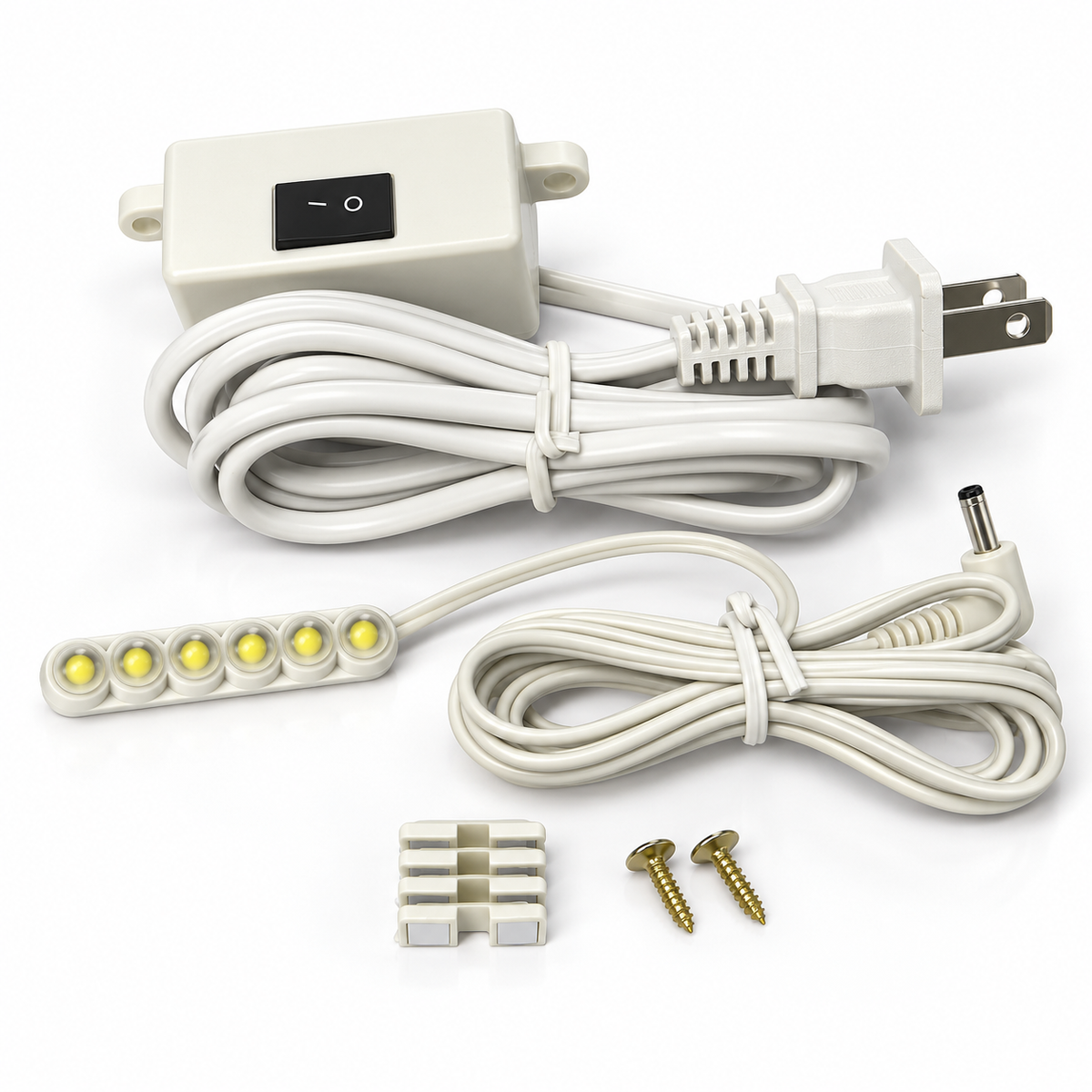 Superior 6-LED Magnetic Mount Strip Light with Plug – 110V