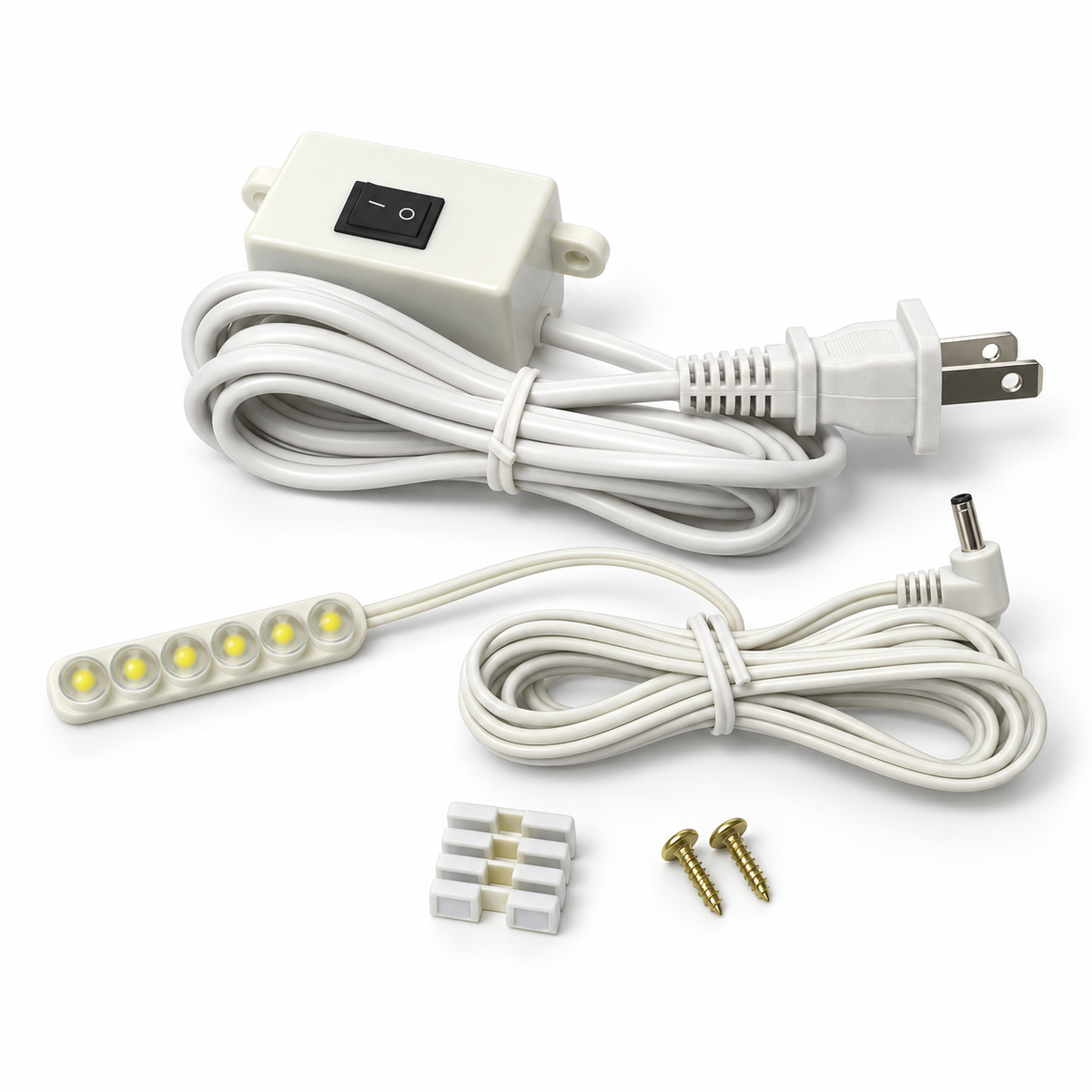 Superior 6-LED Magnetic Mount Strip Light with Plug – 110V