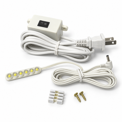 Superior 6-LED Magnetic Mount Strip Light with Plug – 110V
