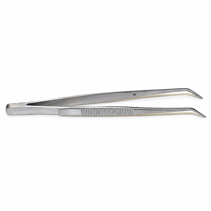 Superior Deluxe 6-Inch Bent-Tip Tweezers for Sewing & Threading