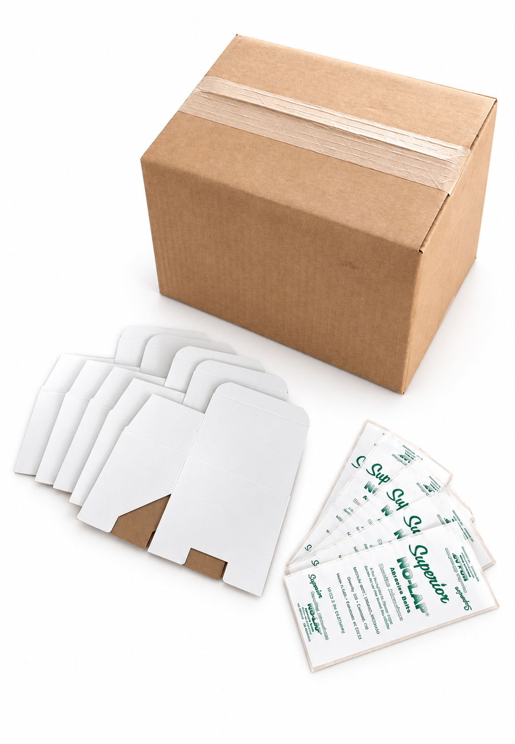 Superior USA-Made Non-Nested Medium Abrasive Bands for Eastman – 500 Pack