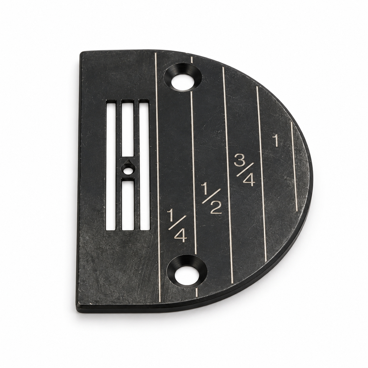 Superior Black Line-Gauge Chain-Off Needle Plate for Singer – Light to Medium