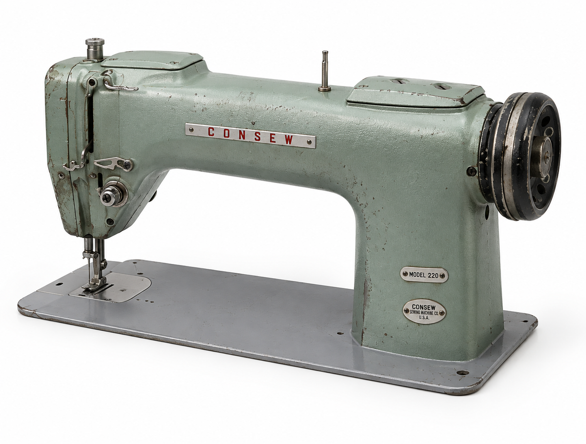 Consew 220 High Shank Industrial Lockstitch Sewing Machine