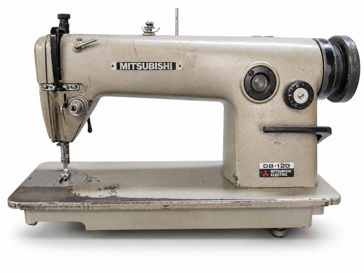Mitsubishi DB-120 Industrial Sewing Machine with Adjustable Stitch Length