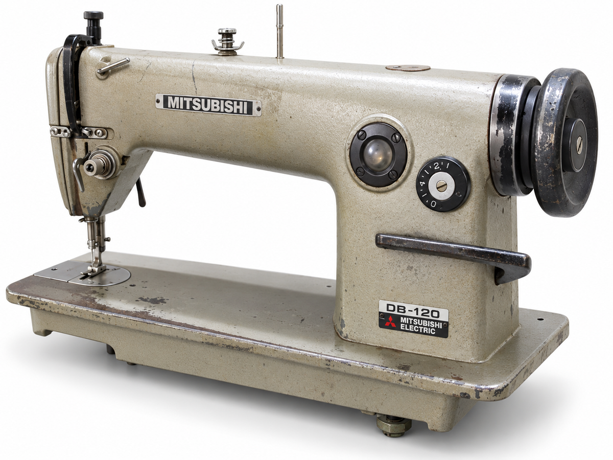 Mitsubishi DB-120 Industrial Sewing Machine with Adjustable Stitch Length