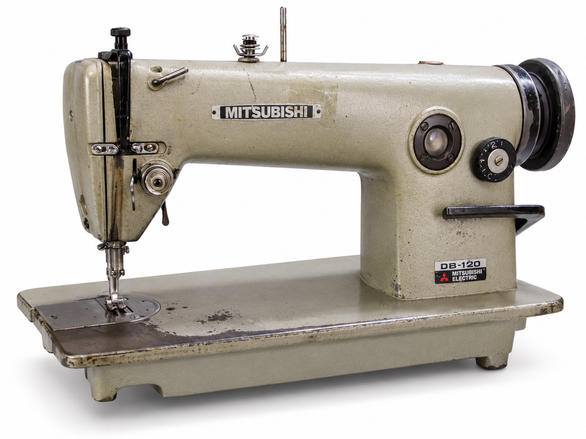 Mitsubishi DB-120 Industrial Sewing Machine with Adjustable Stitch Length
