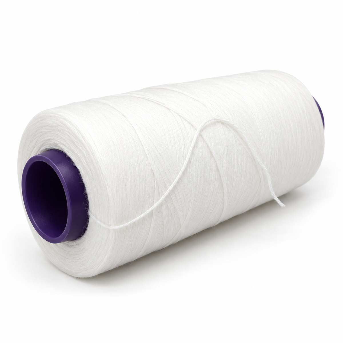 Superior White Polyester Bag Closer Thread — 20/6 Strand, 8 oz Listed Size