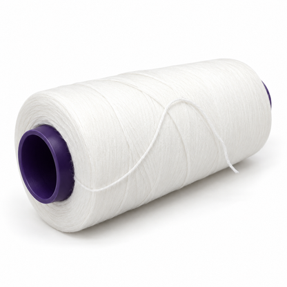 Superior White Polyester Bag Closer Thread — 20/6 Strand, 8 oz Listed Size